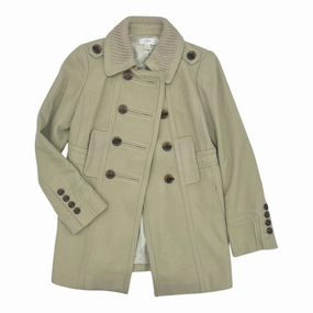 Coat Peacoat By Ann Taylor In Tan, Size:Xs Rugged Daily Style