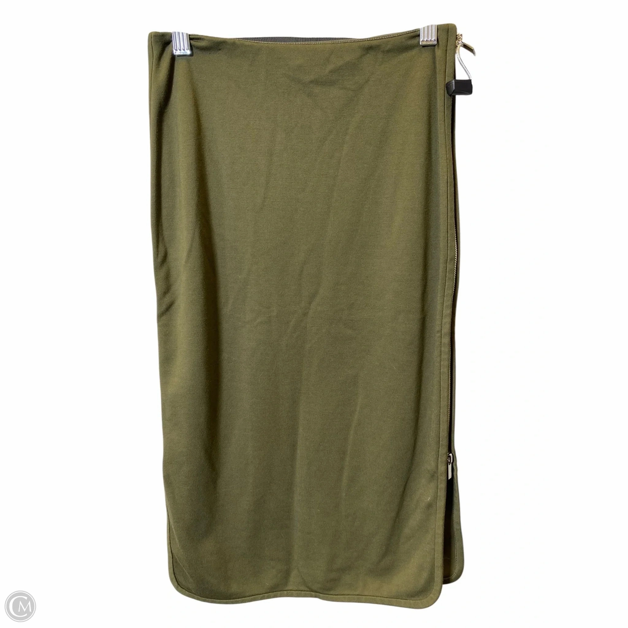 Skirt Designer By Diane Von Furstenberg In Green, Size: 0 flared silhouette