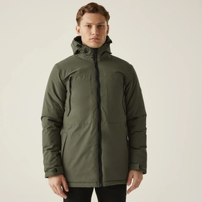 Button Fastenings CompactFoldable Regatta Mens Larrick Waterproof Insulated Walking Jacket