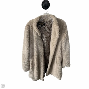 Coat Faux Fur & Sherpa By Marvin Richards In Tan, Size: L Reflective Safety Details Monochrome Look