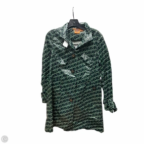 Odor Control Treatment Coat Designer By Tory Burch In Blue & Green, Size: Xs