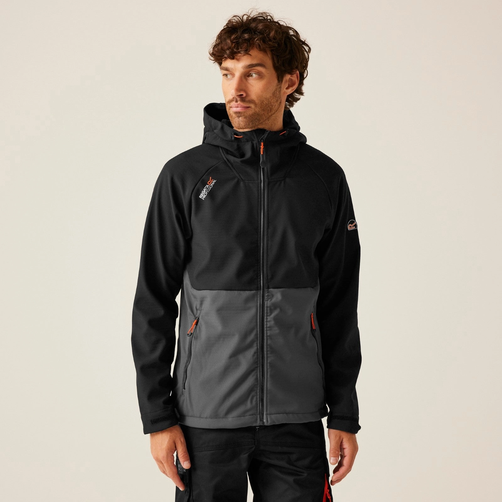 Regatta Professional Mens Surrender Hooded Softshell Jacket Lightweight Material