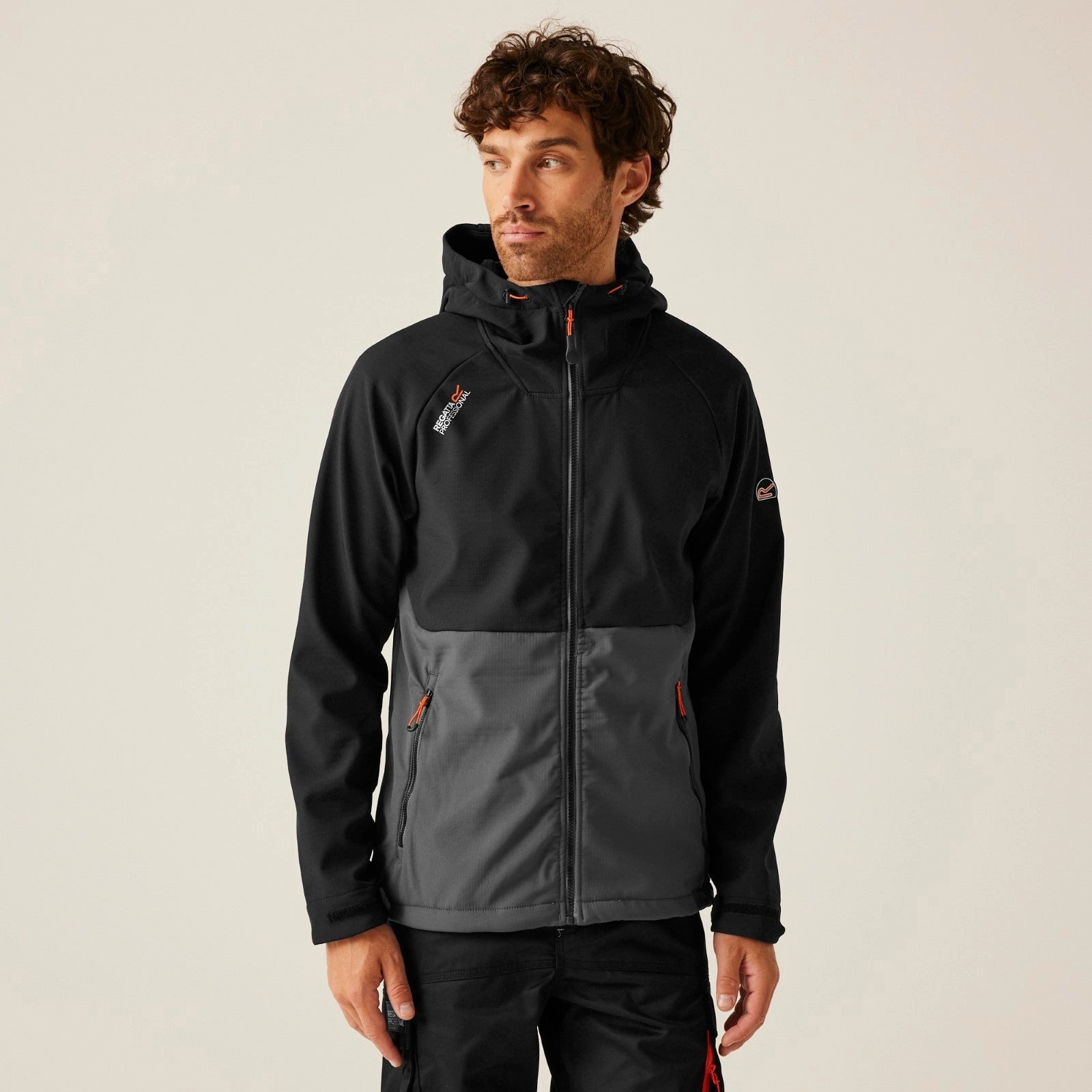 Regatta Professional Mens Surrender Hooded Softshell Jacket Dual Layer Insulation