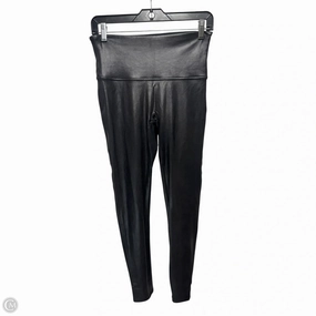 Metallic Pants Leggings By Spanx In Black, Size: L Soft Stretch