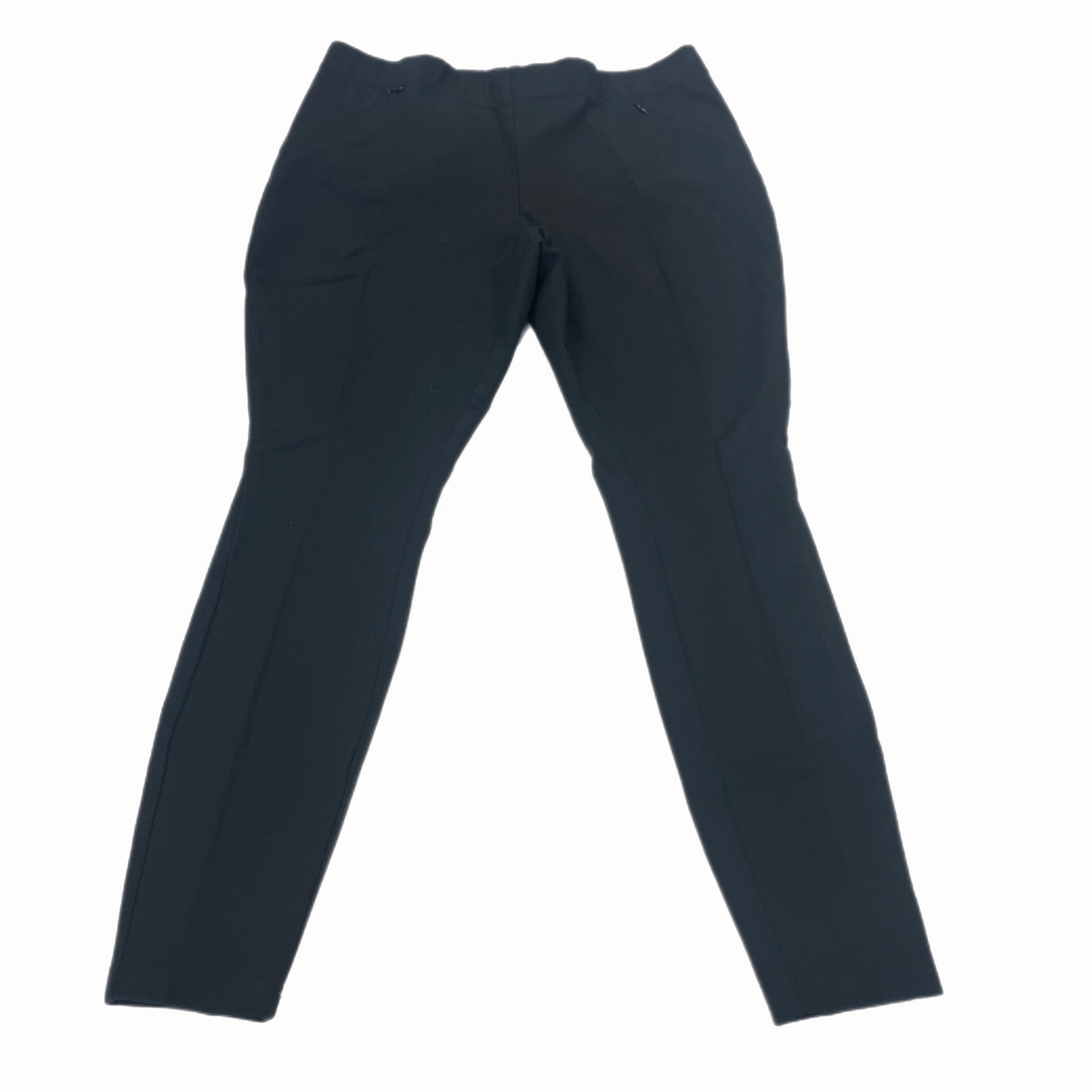 Reinforced Hemline Pants Leggings By J. Jill In Black, Size: Mp