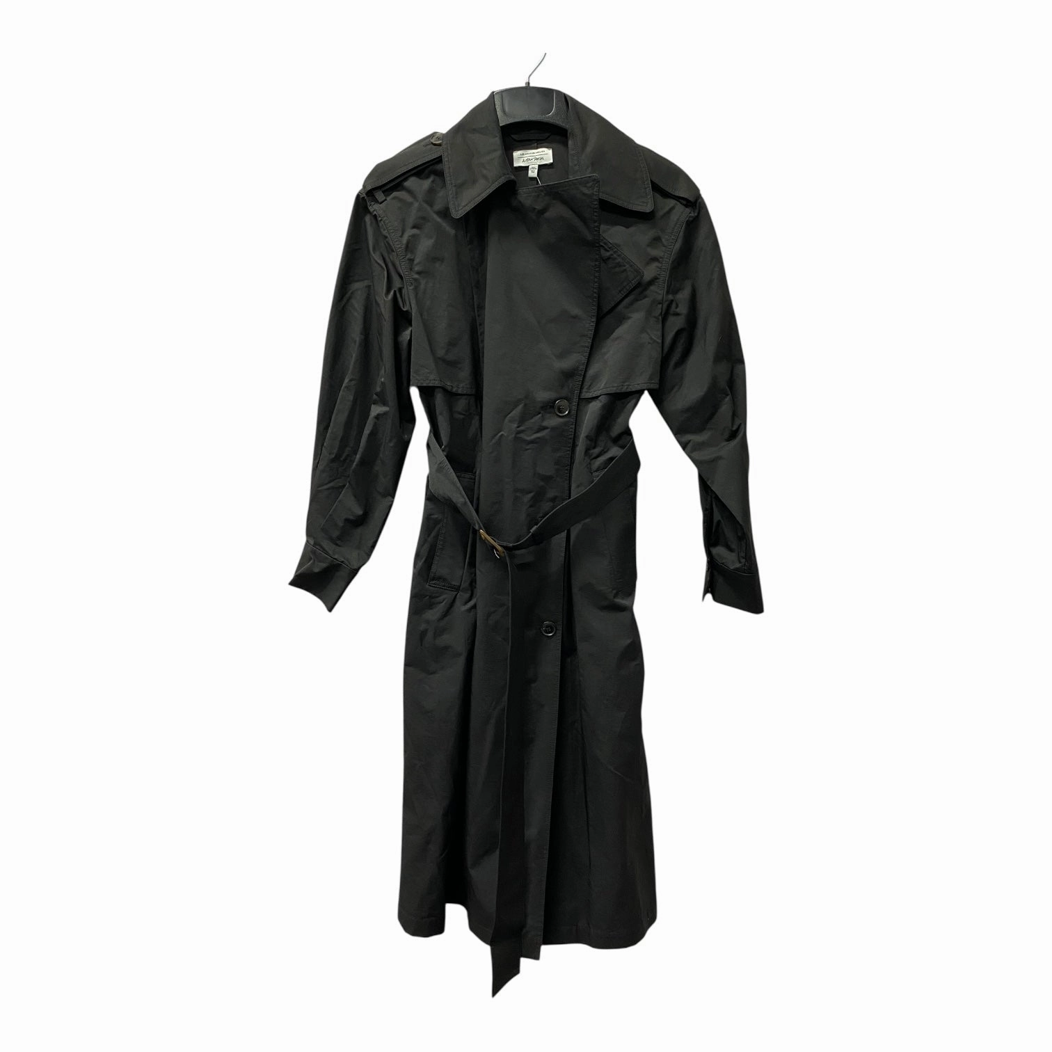 Coat Raincoat By Clothes Mentor In Black, Size:S Loose Fit