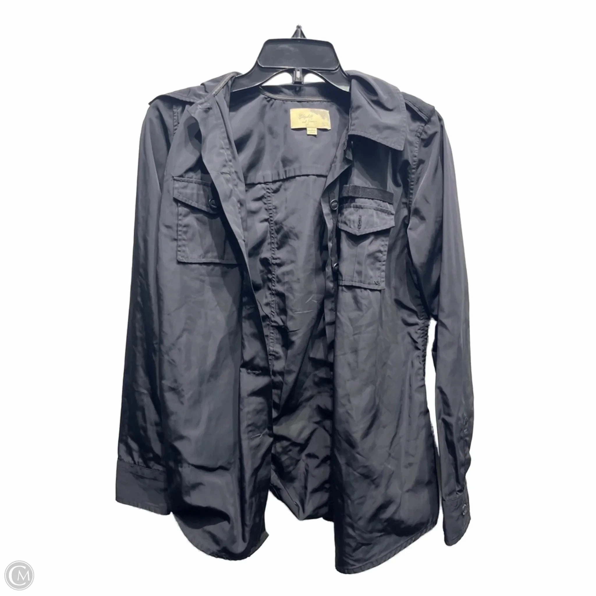Layered Look Stain Resistant Coat Raincoat By Elizabeth And James In Black, Size: Xs
