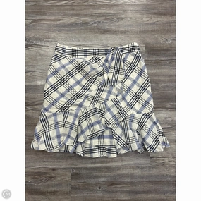 Laidback Feel Chic Tones Skirt Designer By Veronica Beard In Plaid Pattern, Size: S