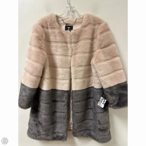 Coat Faux Fur & Sherpa By Ted Baker In Pink, Size: Xl Shock Absorbent Padding Style Staple