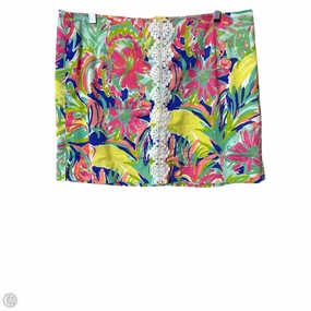 Edgy Look Skirt Designer By Lilly Pulitzer In Multi-colored, Size: 12