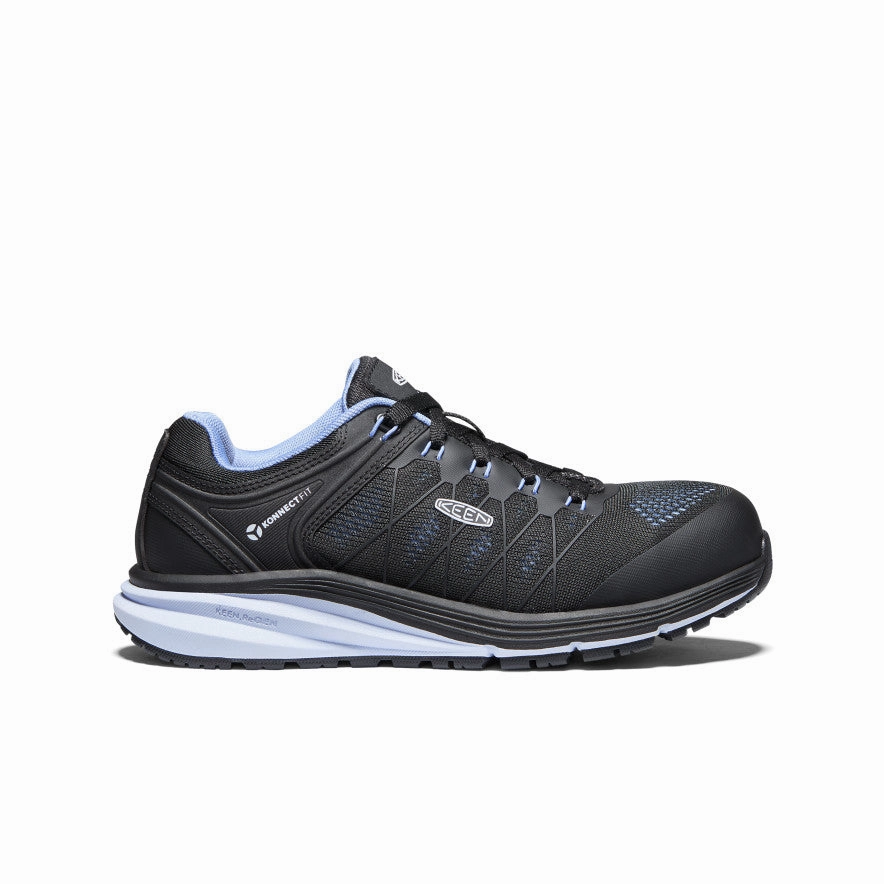 Women's Vista Energy ESD (Carbon Toe)  |  Hydrangea/Black Soft Layers Silver Glow