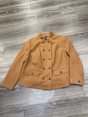 Coat Other By Talbots In Brown, Size: 16 Convertible Silhouette