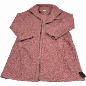 Coat Faux Fur & Sherpa By A New Day In Pink, Size: S Pastel Shade Fur Trim