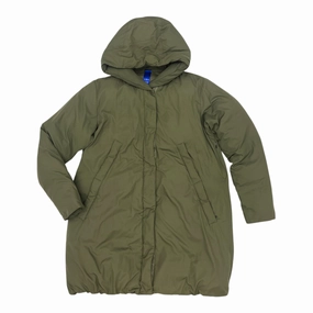 Travel Light Fit Weatherproof Zipper Coat Puffer & Quilted By Clothes Mentor In Green, Size:Xs