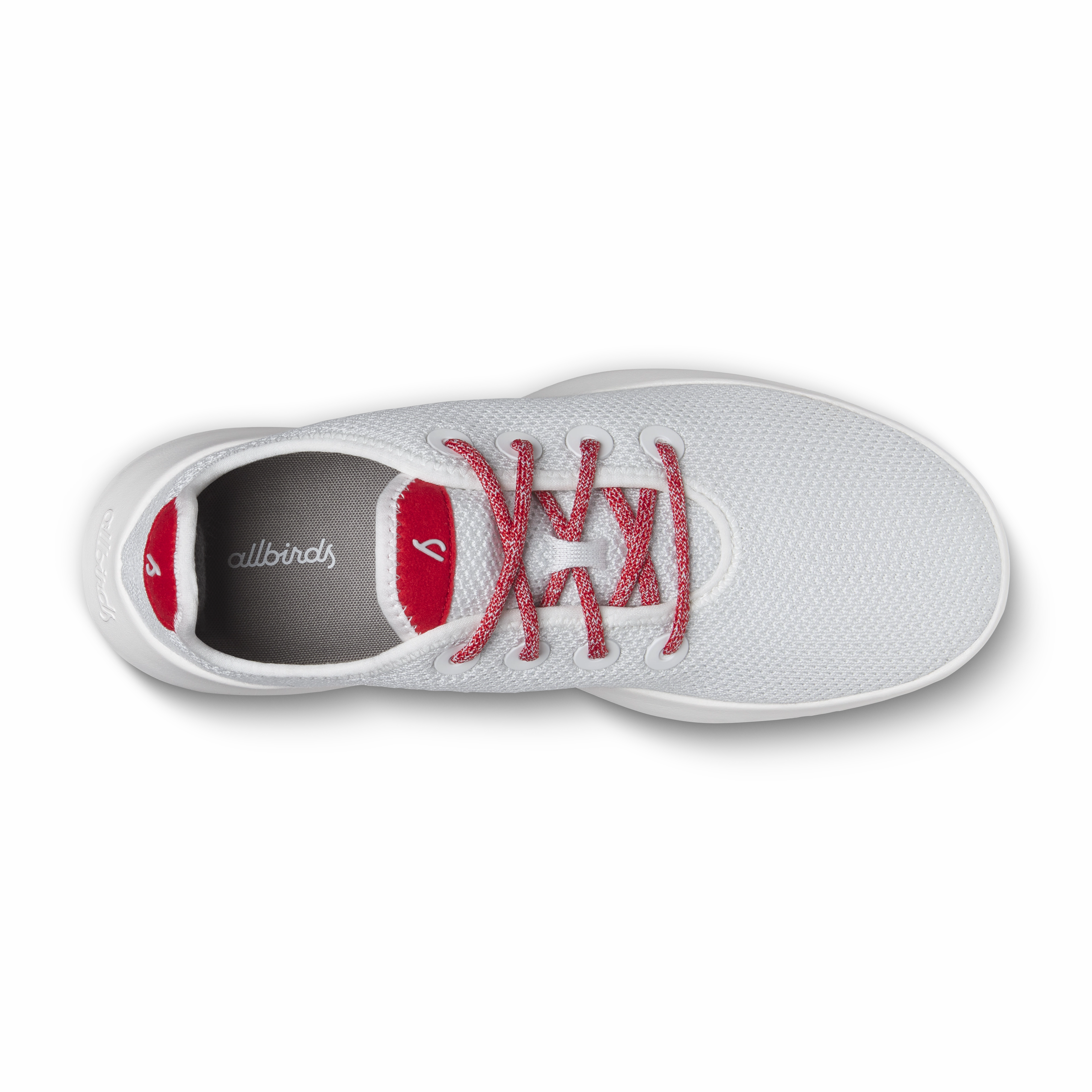 Men's Tree Runner - Blizzard/Bold Red (Blizzard Sole) Tension Dispersing Outsole Sleek Comfort