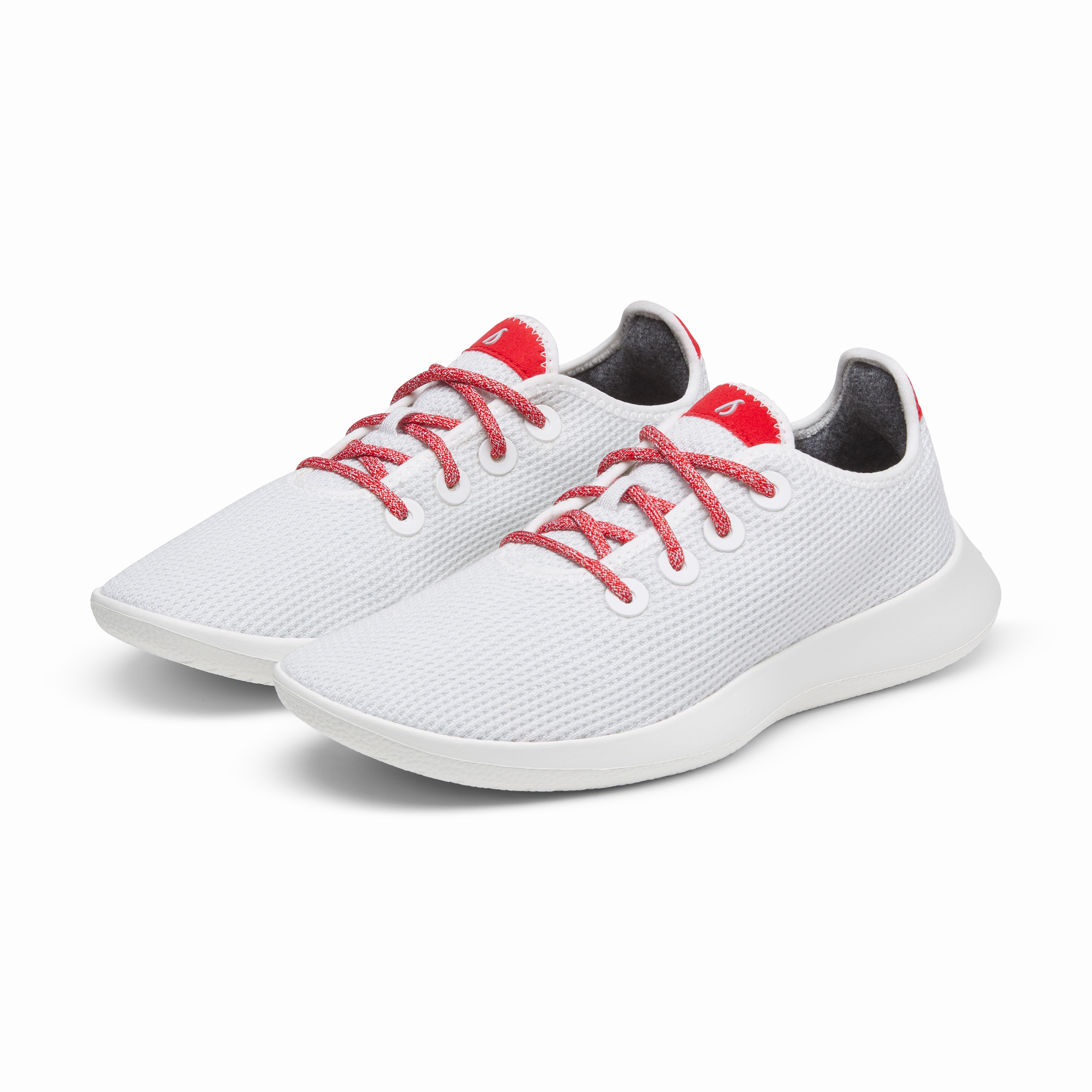 Trendy Men's Tree Runner - Blizzard/Bold Red (Blizzard Sole)