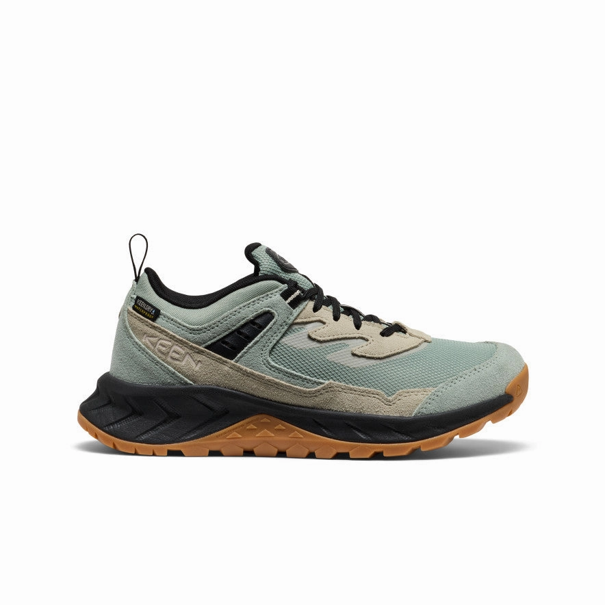 Flat Eco Friendly Material Construction Women's Hightrail Waterproof Hiking Shoe  |  Iceberg Green/Abbey Stone