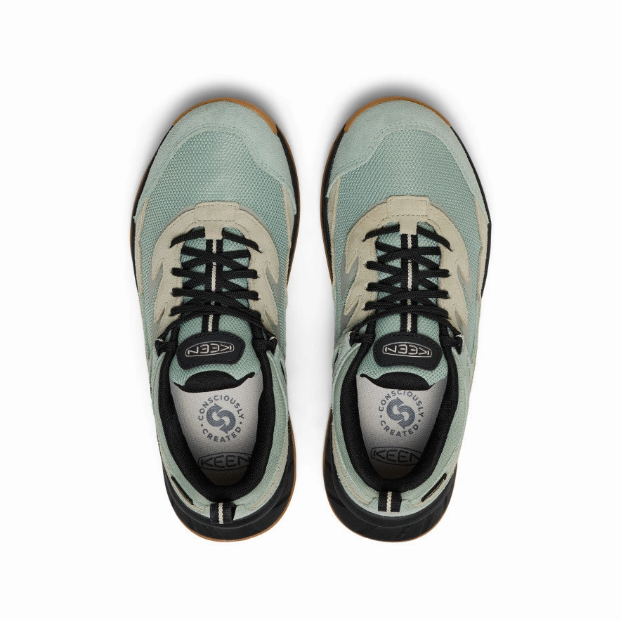 Women's Hightrail Waterproof Hiking Shoe  |  Iceberg Green/Abbey Stone Chunky Sole