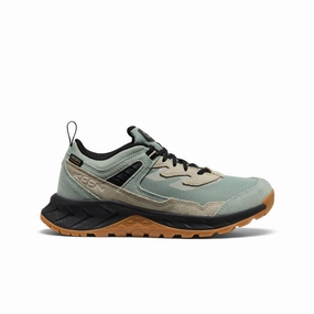 Flat Eco Friendly Material Construction Women's Hightrail Waterproof Hiking Shoe  |  Iceberg Green/Abbey Stone