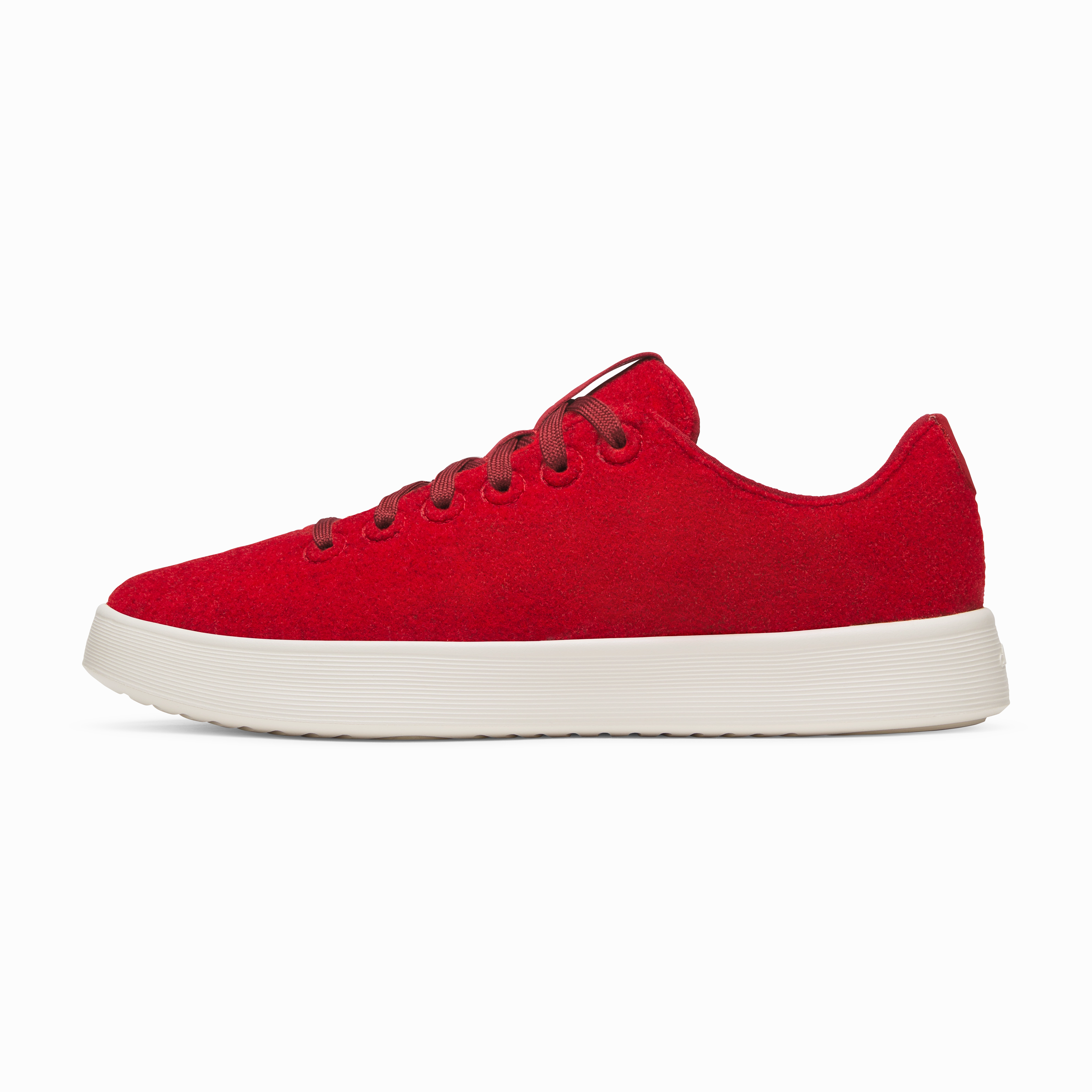 Men's Wool Cruiser - Poppy Red (Natural White Sole) Flexible sole construction Shock Use