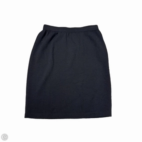 High Shine Skirt Luxury Designer By St John Collection In Black, Size: 6