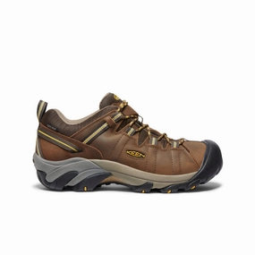 Men's Targhee II Waterproof  |  Cascade Brown/Golden Yellow night stroll