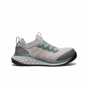 Ad Shoot Women's Arvada Shift Work Sneaker (Carbon Toe)  |  Steel Grey/Granite Green