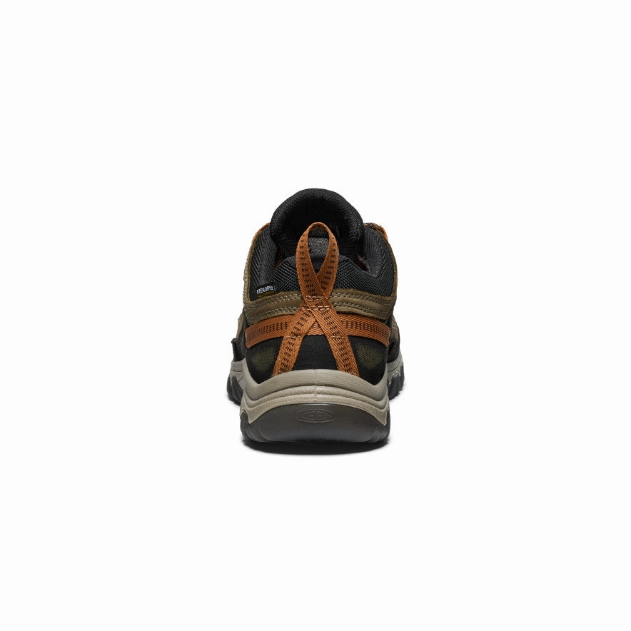 Men's Targhee IV Waterproof Hiking Shoe  |  Sea Turtle/Roasted Pecan Clean Fit