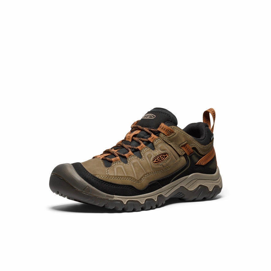 Men's Targhee IV Waterproof Hiking Shoe  |  Sea Turtle/Roasted Pecan Adaptive Lacing System Functional Form