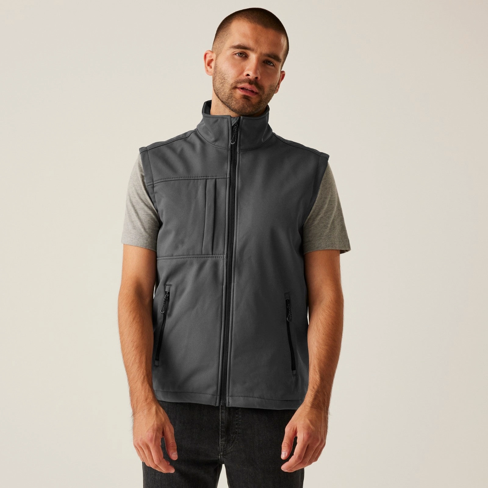 Regatta Professional Mens Octagon II Softshell Gilet Casual Outdoor Look Soft Layers