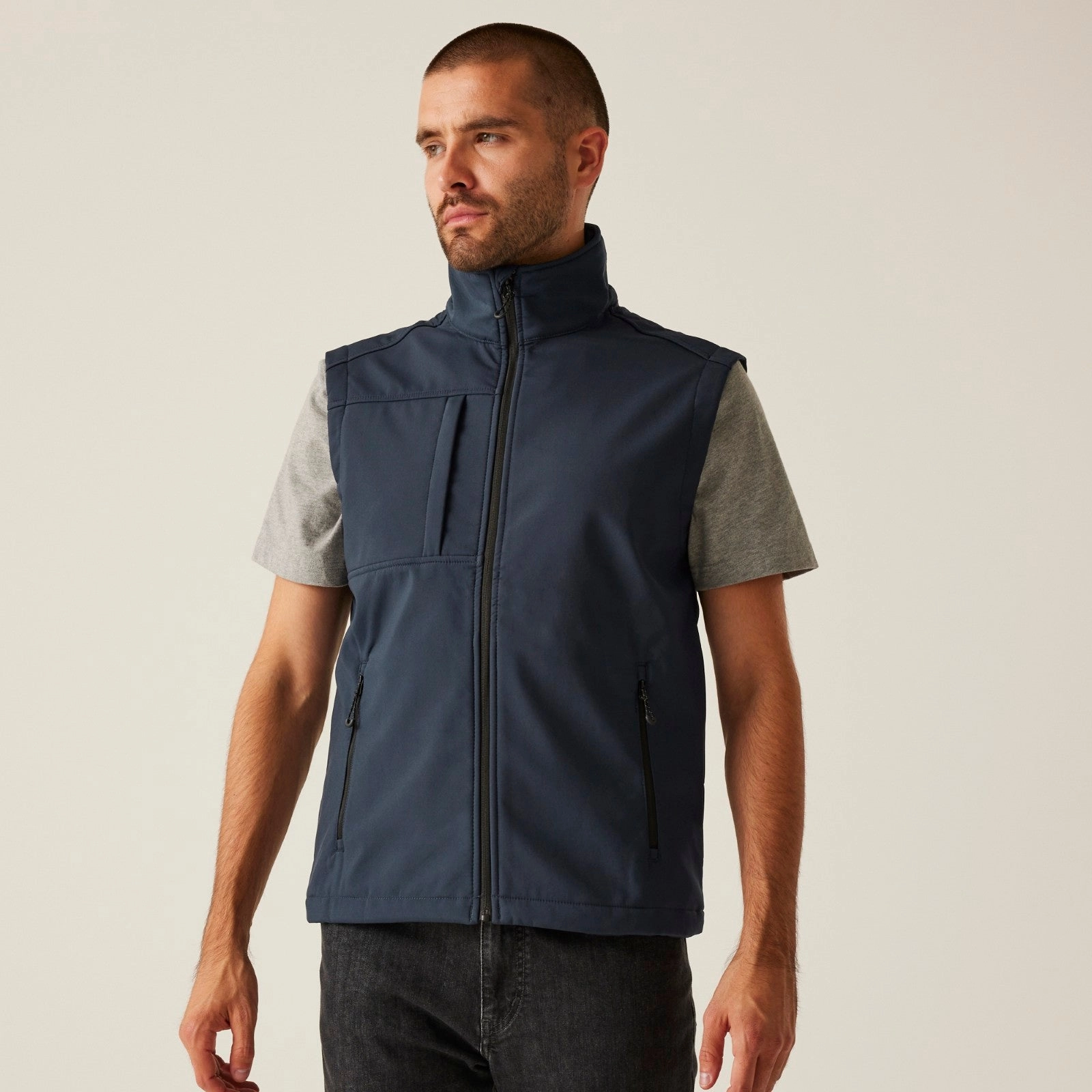 Regatta Professional Mens Octagon II Softshell Gilet Dry Fast Detachable Hood