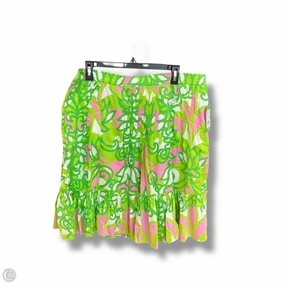 Skirt Designer By Lilly Pulitzer In Green & Pink, Size: L Elegant Look Secure Closure