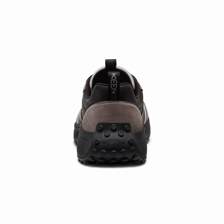 Men's KS86 Leather Sneaker  |  Black/Steel Grey Smooth glide Autumn Ready