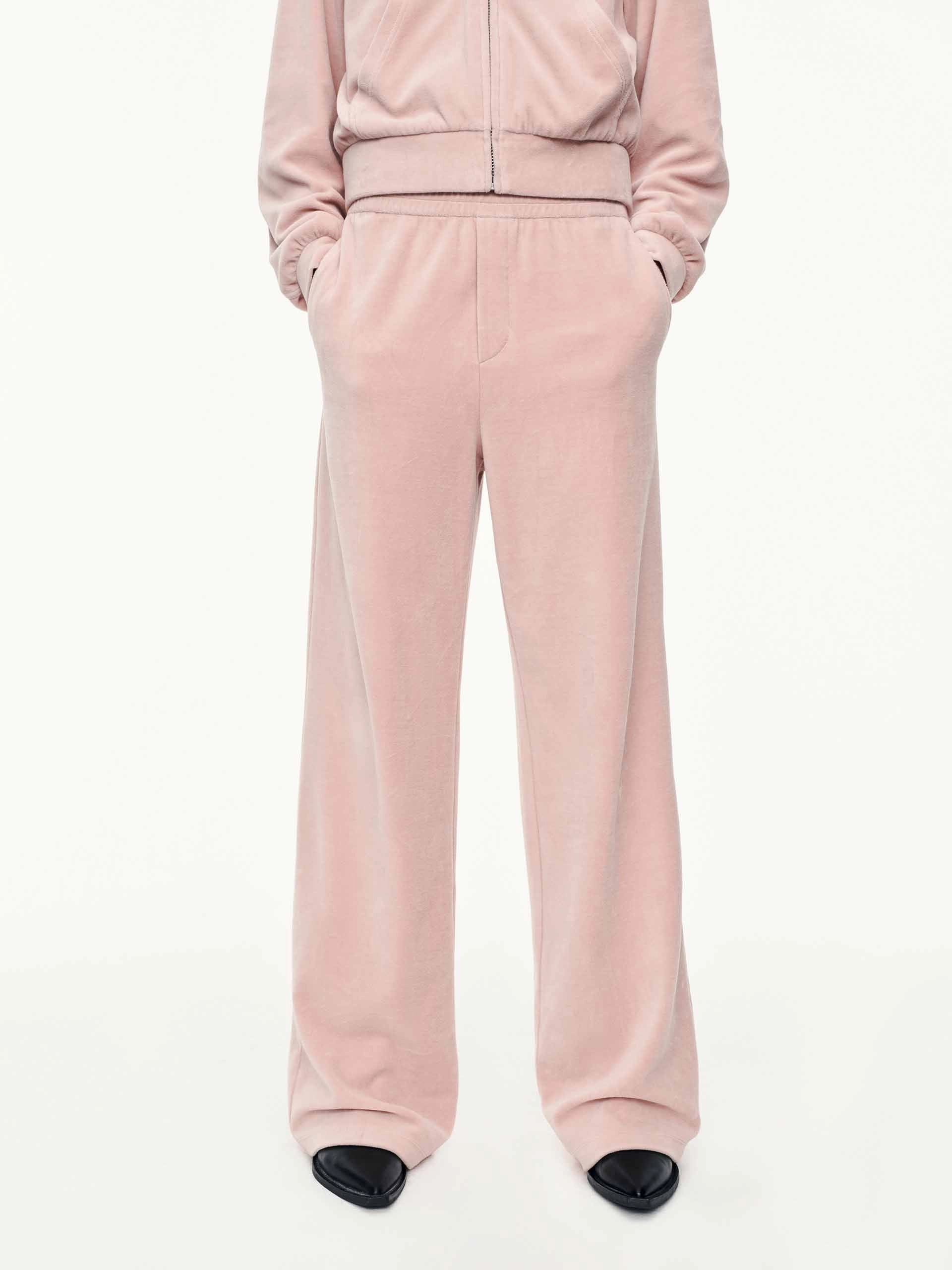 Clean Lines Soft Velvet Straight Trouser