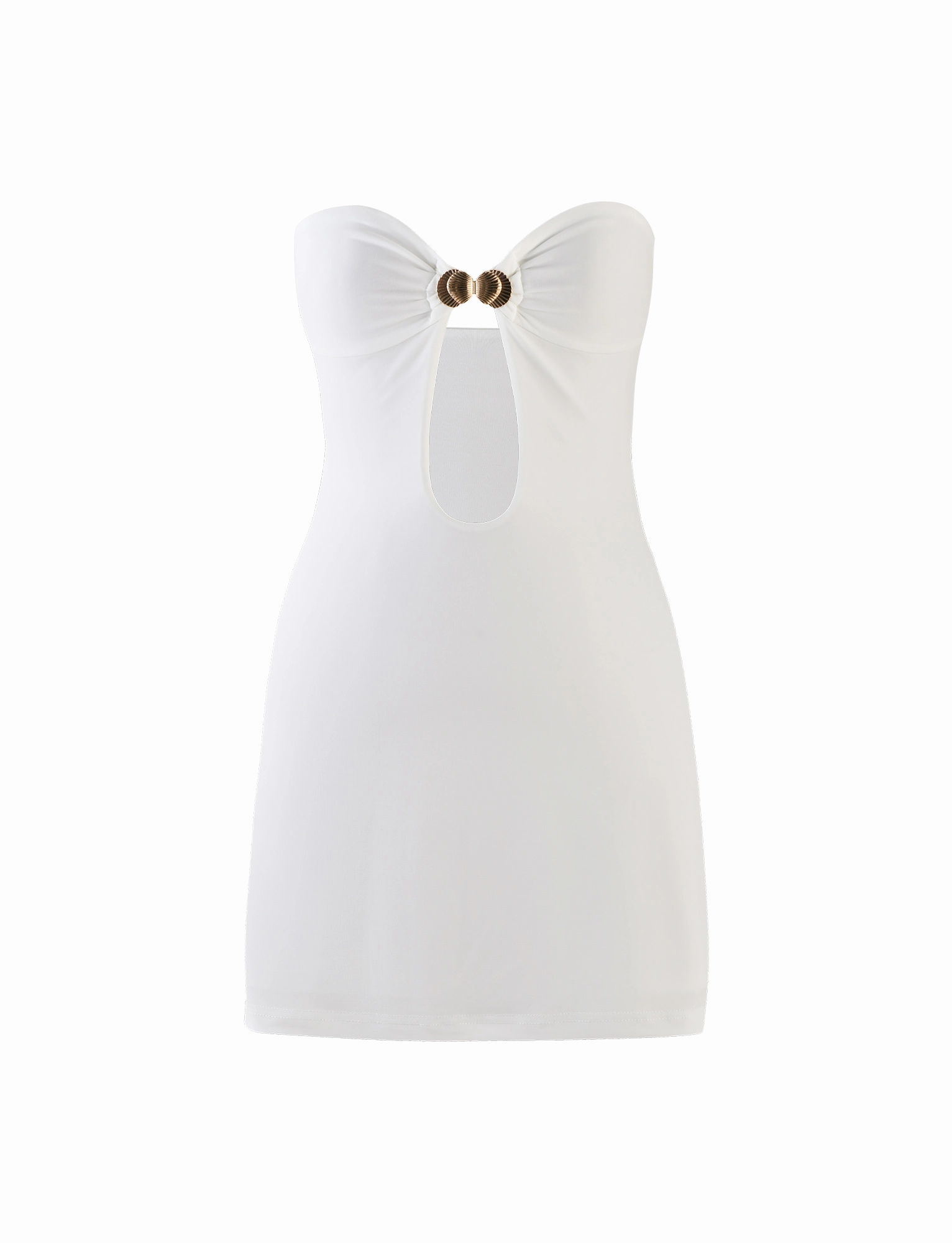 CECILY MINI DRESS - WHITE Skin Glow