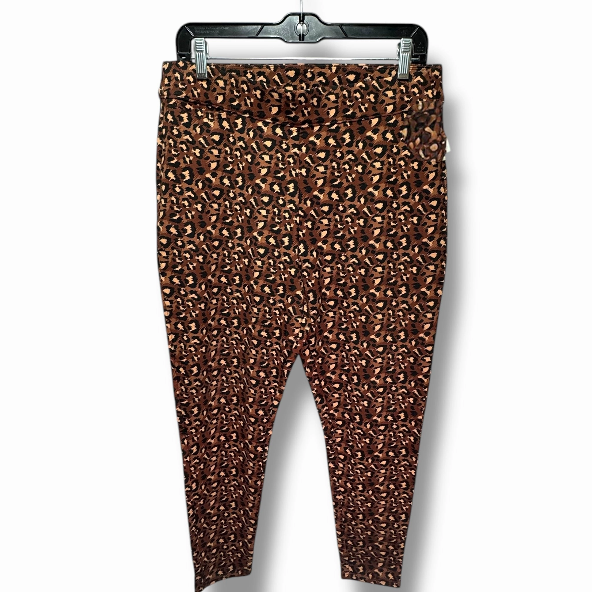 Versatile Style Wear Non Irritating Pants Leggings By Soft Surroundings In Animal Print, Size: M