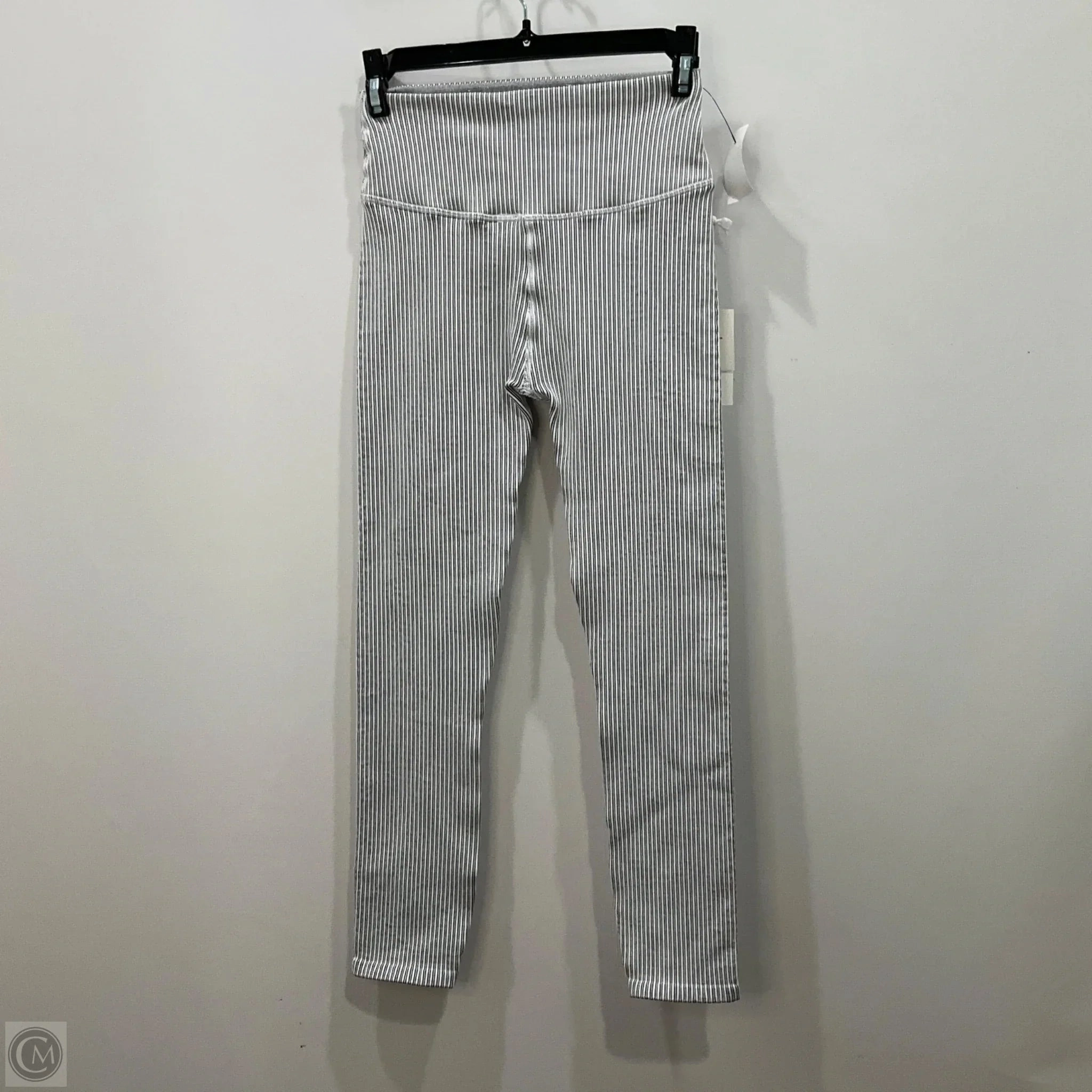 Pants Leggings By Good American In Striped Pattern, Size: 2 For Teens Shape Retain Fit For All Day