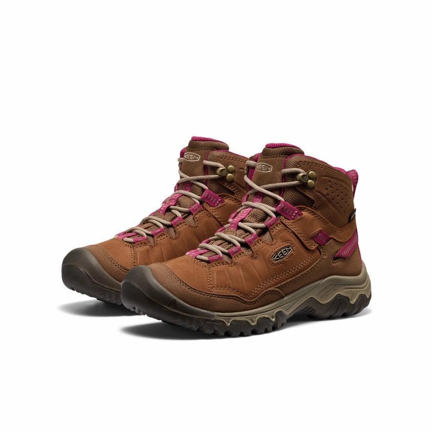 Women's Targhee IV Waterproof Hiking Boot  |  Bison/Beaujolais Odor Control Treatment