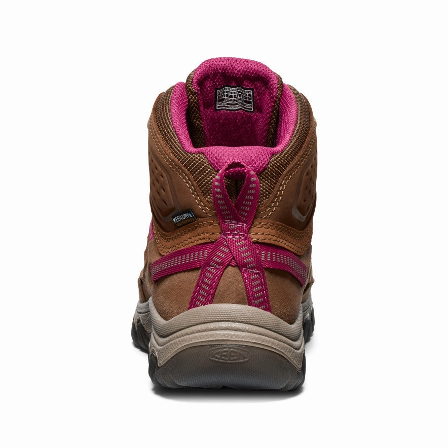 Neutral design Built For Comfort Women's Targhee IV Waterproof Hiking Boot  |  Bison/Beaujolais