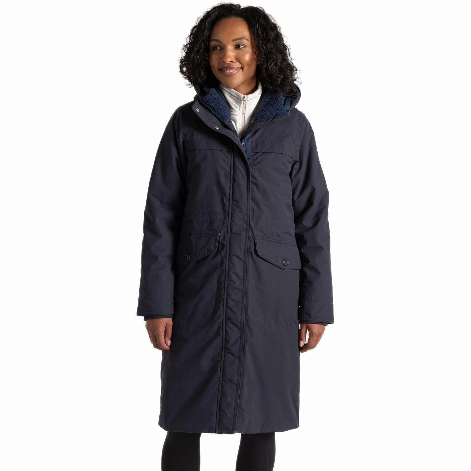 Craghoppers Womens Tyndal Waterproof Hooded Jacket Stylish Comfort