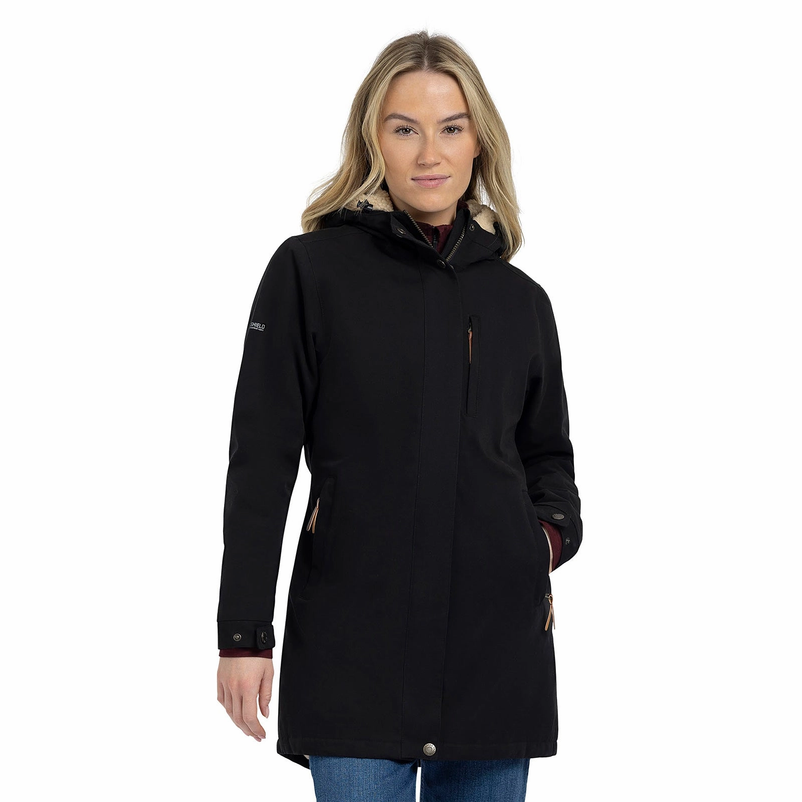Durable Outer Shell Breathable Outer Shell Trespass Womens Risha Fleece Lined Waterproof Jacket