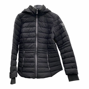 Compression Fit Technology Compact Layer Coat Puffer & Quilted By Nautica In Black, Size:Xl