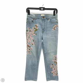 Easy Fit Comfort Stretch Technology Jeans Designer By Alice   Olivia In Blue Denim, Size: 2