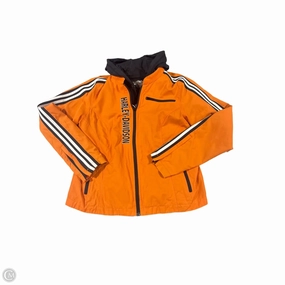 Coat Faux Fur & Sherpa By Harley Davidson In Orange, Size: L Practical Cold Piece