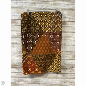 High End Quality Drawstring closure Skirt Luxury Designer By Dolce And Gabbana In Brown & Red, Size: S