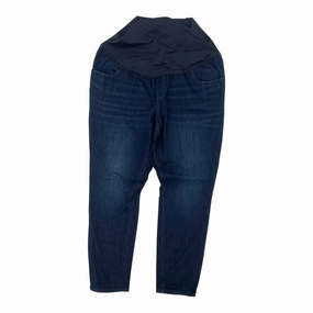 MATERNITY JEANS by OLD NAVY in BLUE DENIM, Size:16 Versatile Layering