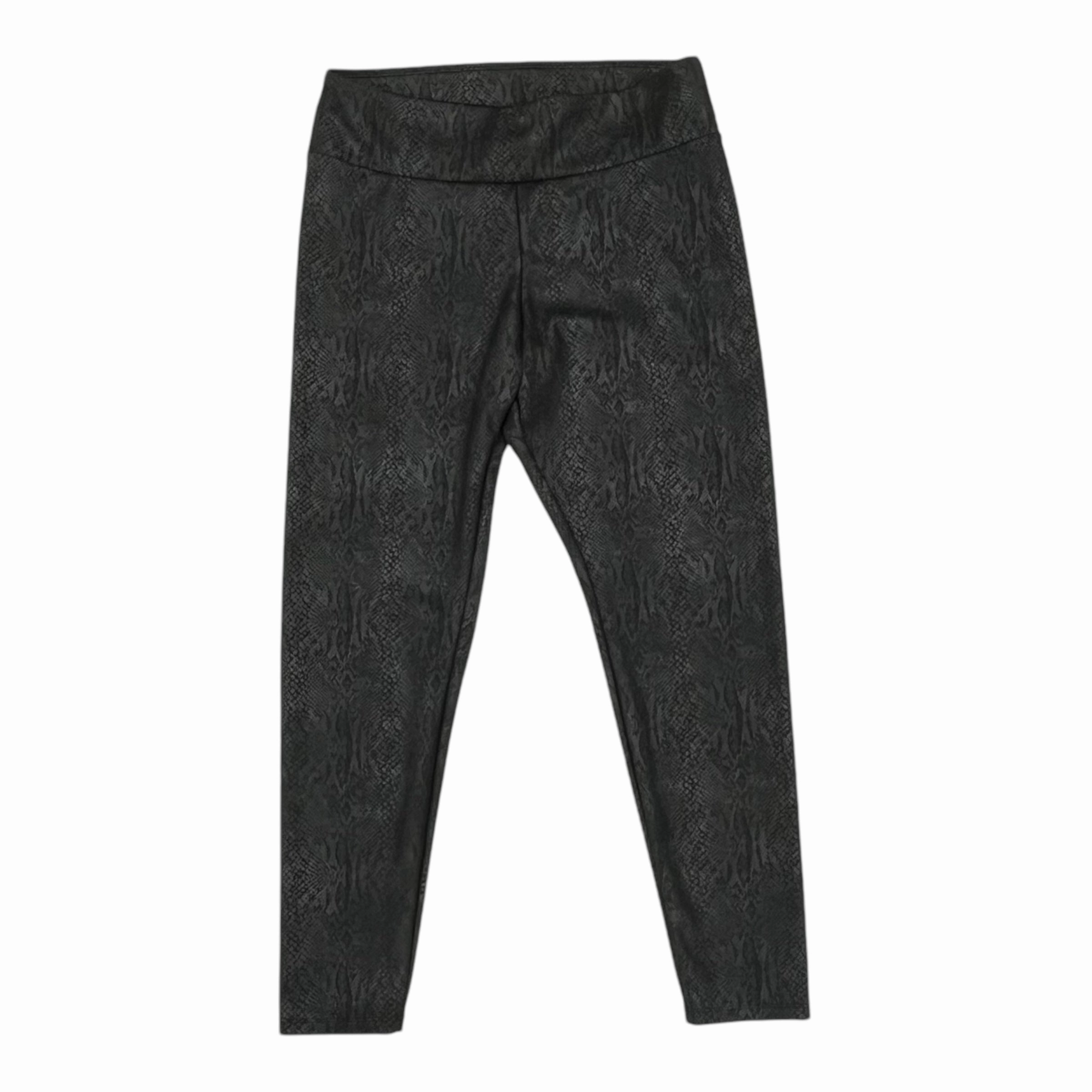 Quick Fit Chic Fit Pants Leggings By Express In Snakeskin Print, Size:L
