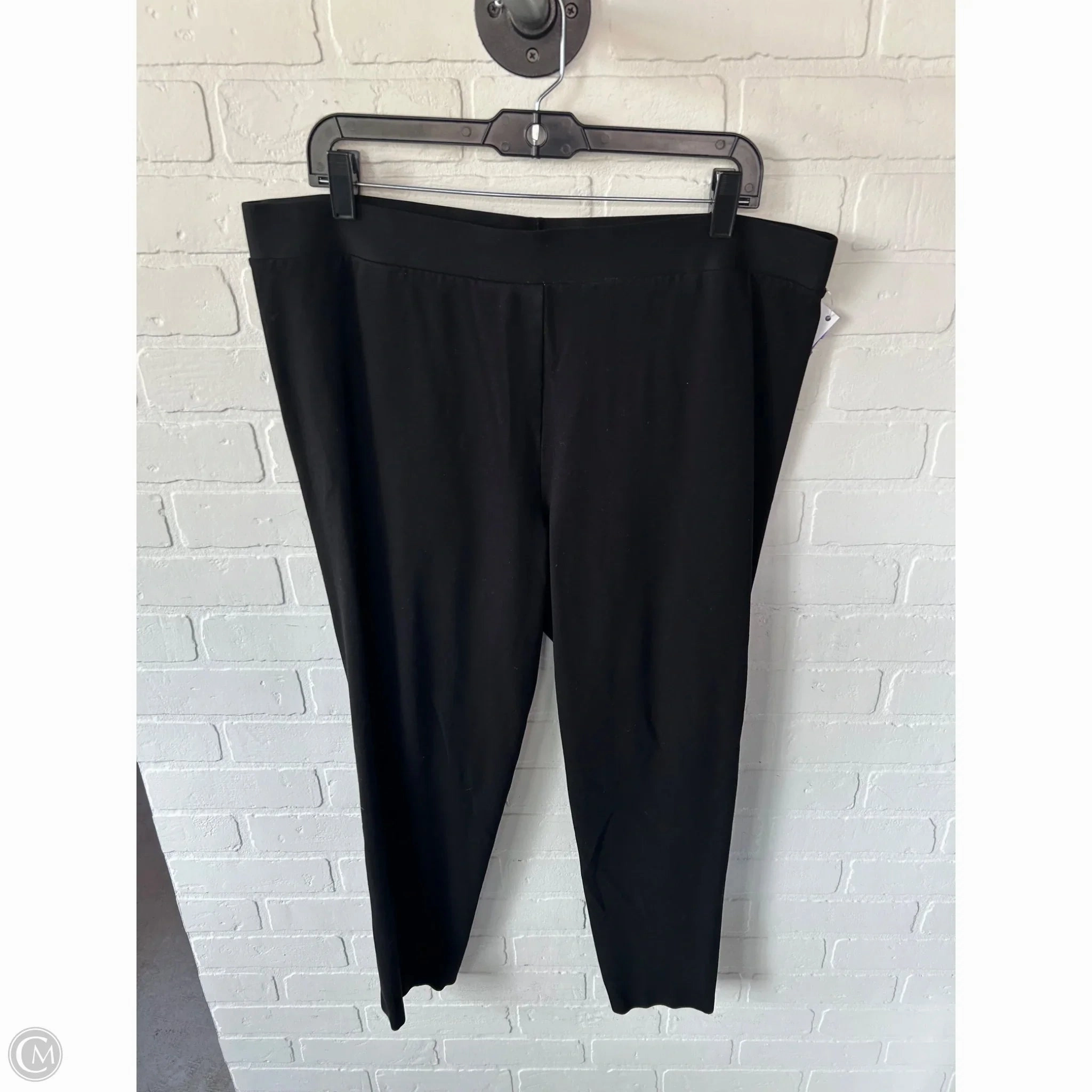 Slim Fit Hiking Trail Moisture Wicking All Ages Pants Leggings By Two By Vince Camuto In Black, Size: 16