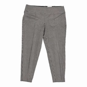 Easy Wear Pants Leggings By Nine West Apparel In Black & Cream, Size:Xxl