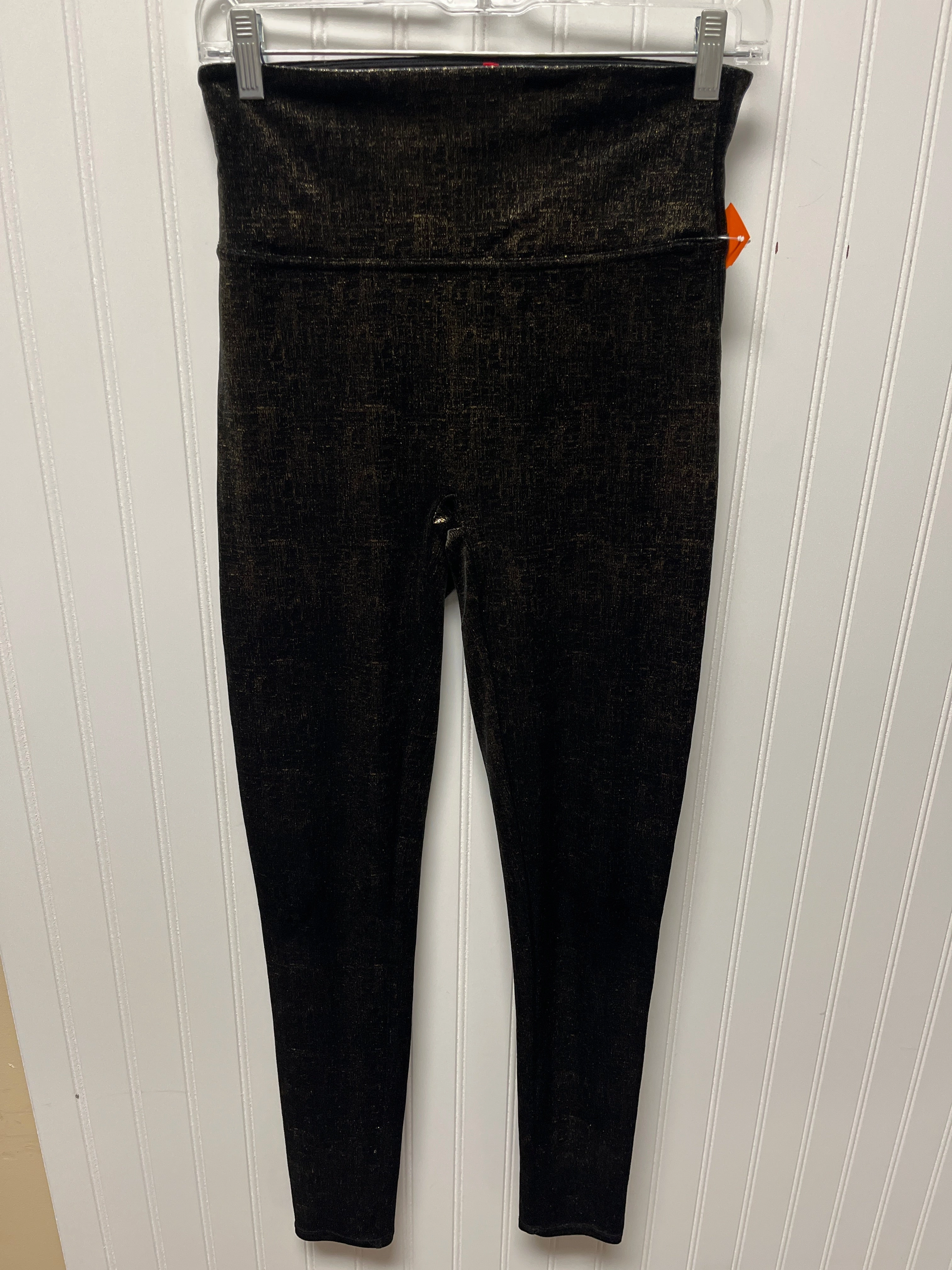 Essential Piece Pants Leggings By Spanx In Black, Size: M